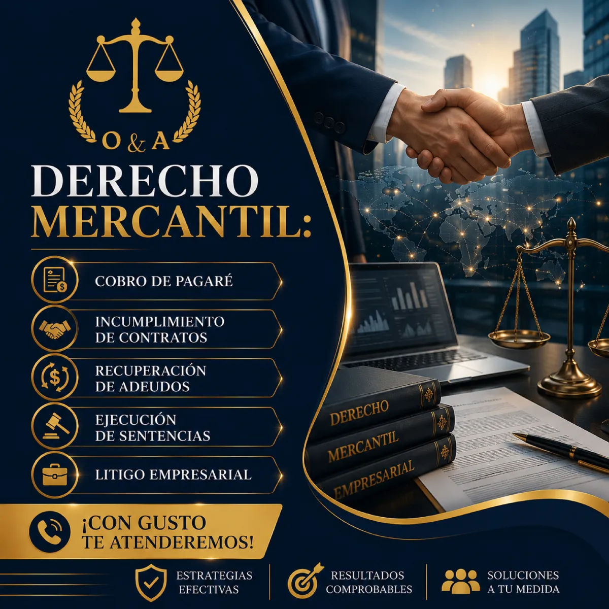 Portada del archivo editorial sobre derecho mercantil.