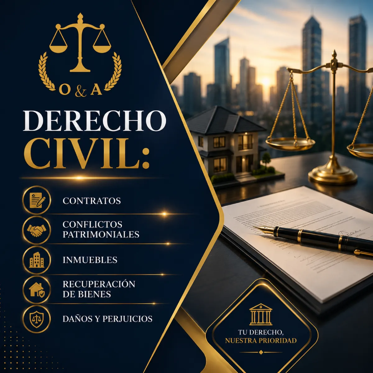 Archivo visual sobre derecho civil, lámina 1 de 7.