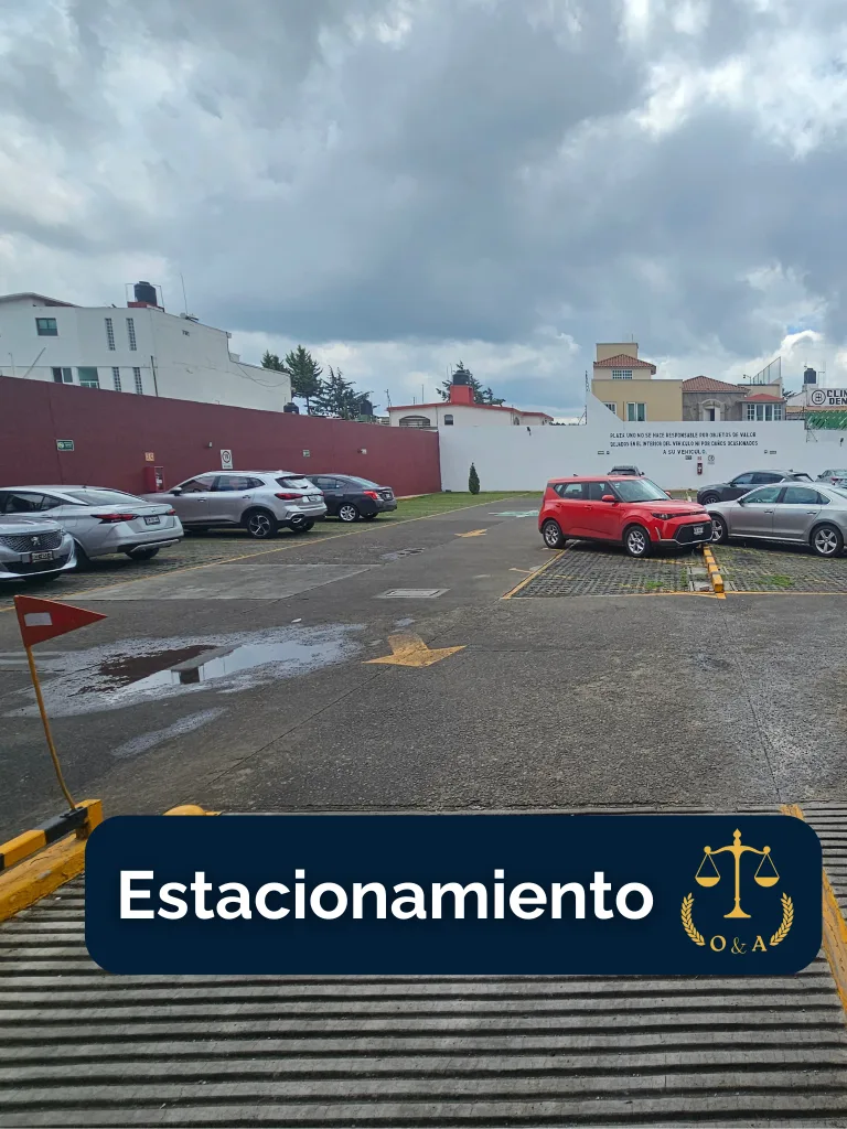 Estacionamiento disponible dentro de Plaza 1.