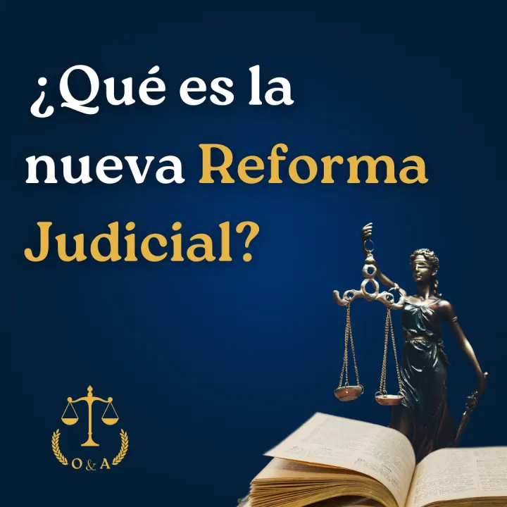 Portada de material histórico sobre reforma judicial.